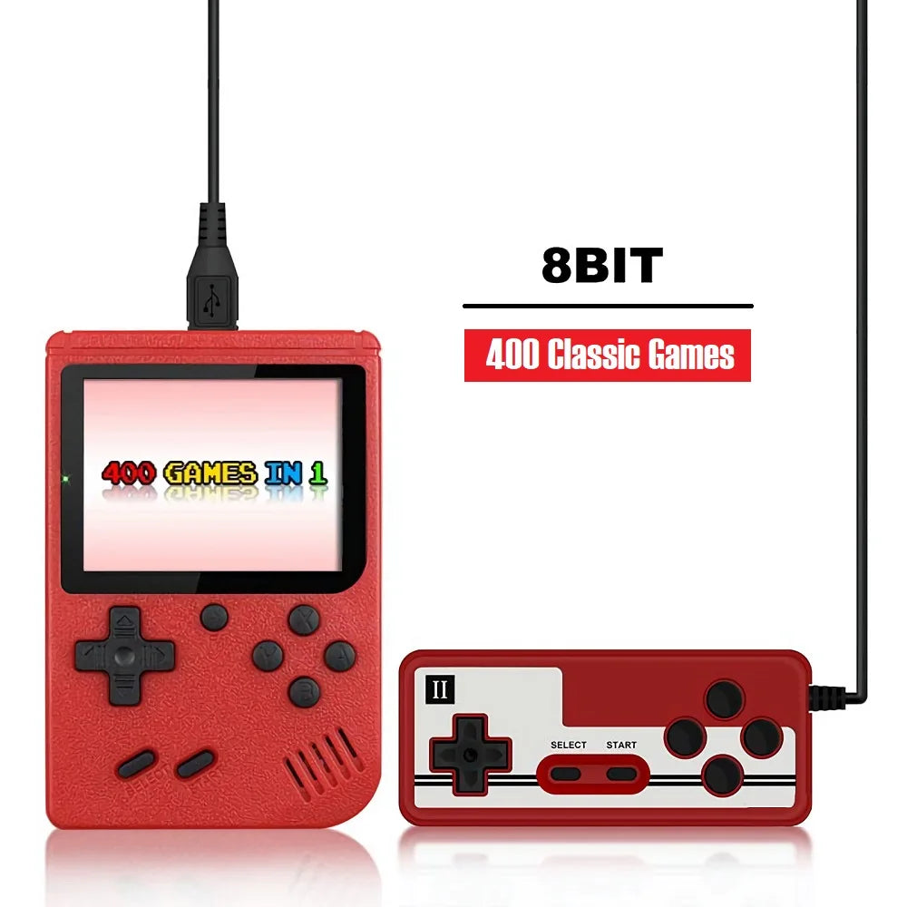 5 Colors Retro Classic Video Game Console Portable Mini Handheld 8-Bit 3.0 Inch LCD Kids Game Player Built-in 400 Games Consola