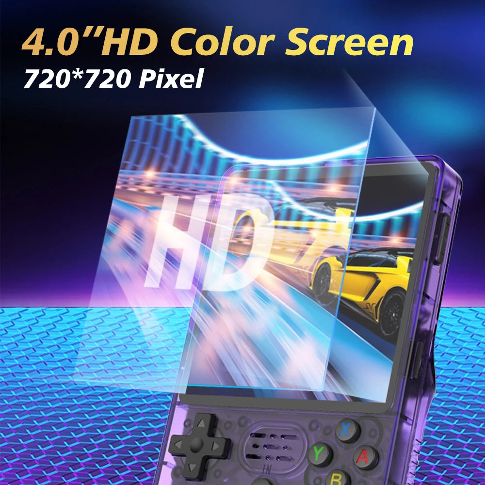 R36S Retro Portable Gaming Console 3.5-inch IPS display Built-in storage 20,000-game library Arkos Linux system Portable handhel