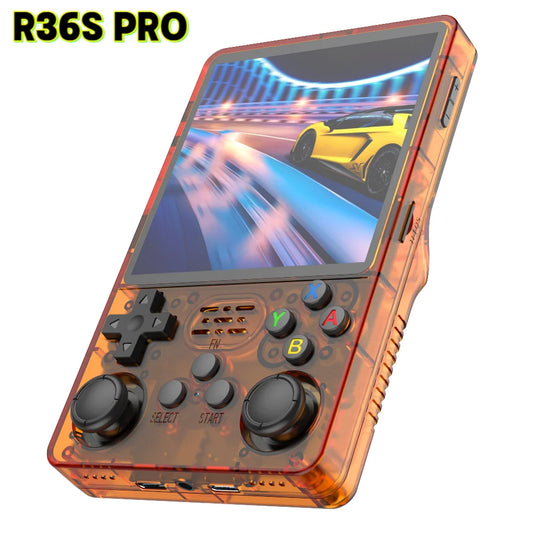 R36S Retro Portable Gaming Console 3.5-inch IPS display Built-in storage 20,000-game library Arkos Linux system Portable handhel