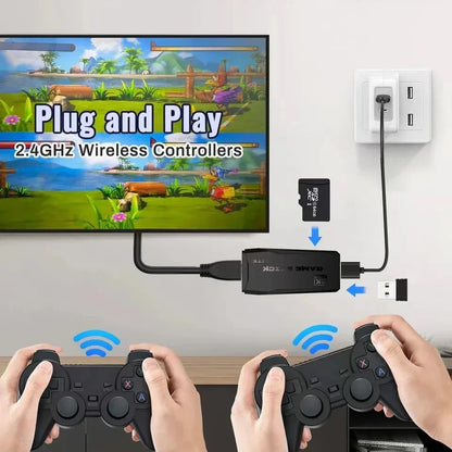 M8 4K Video Game Console Built-in 20000 Games Wireless Controller Gamepad Retro Handheld Game Player For PS1 Dropshipping